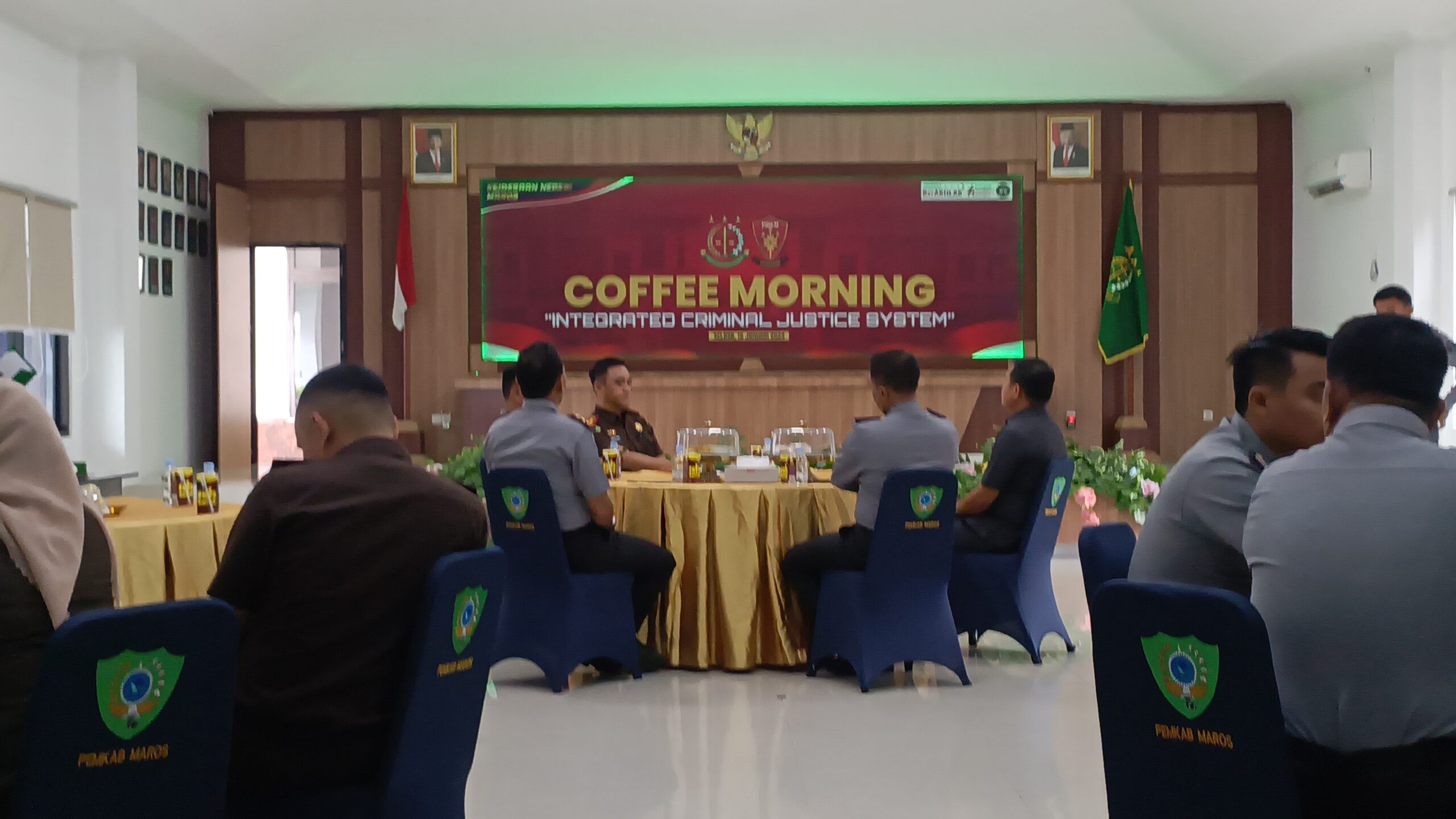 Bahas Sistem Peradilan Pidana Terpadu Kejari Maros Gelar Coffee Morning