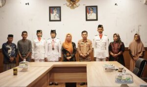 Sambut Bintang dan Dua Anggota Paskibraka Provinsi, Ini Pesan Indah