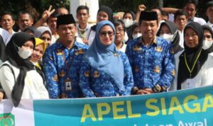 Apel Siaga Pelepasan Petugas Regsosek 2022