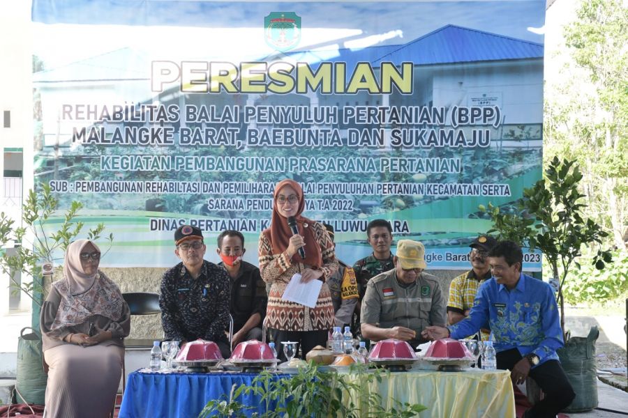 Bupati Luwu Utara Resmikan Rehabilitasi 3 Kantor BPP Senilai Rp1,38 Miliar