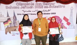 SMA Islam Athirah 1 Makassar Raih Juara Olimpiade Bahasa Jerman 2023 se-Sulseltra