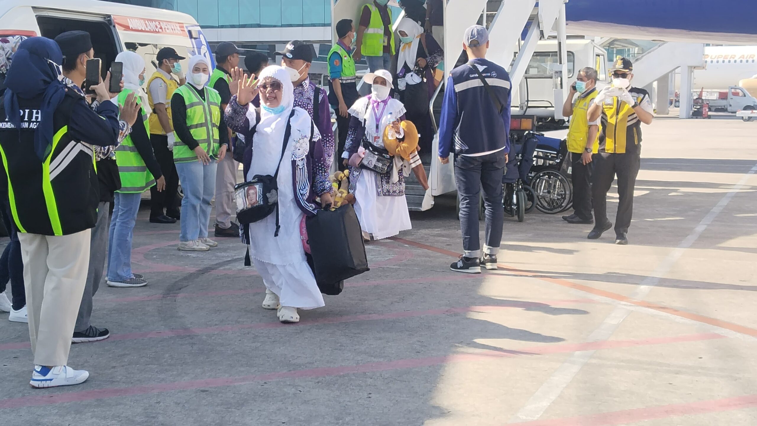 16.309 Jemaah Haji Debarkasi Makassar Tiba di Tanah Air Melalui Bandara Sultan Hasanuddin