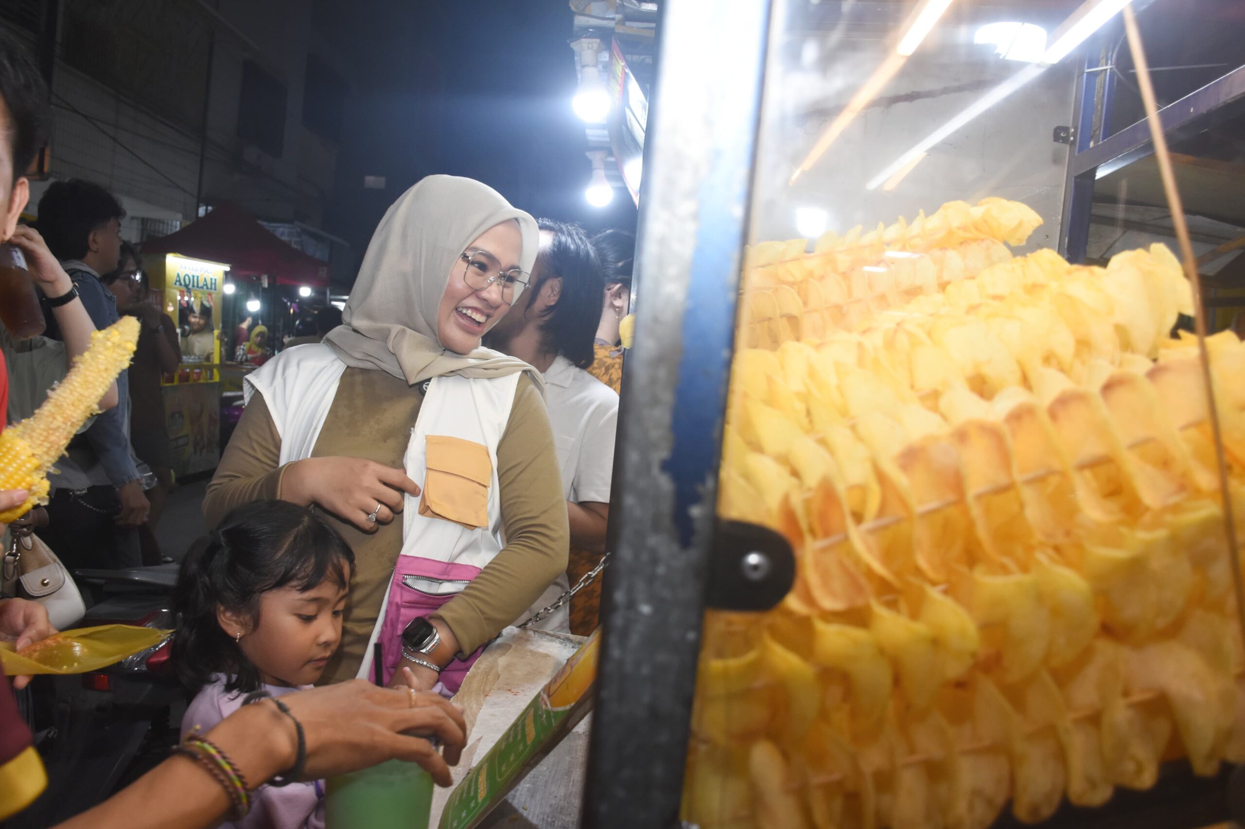 Blusukan ke Pasar Cidu, Rezki Dukung Pemberdayaan UMKM Lokal