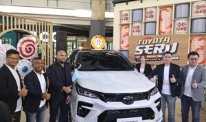 Kalla Toyota telah resmi memperkenalkan line up terbarunya yaitu New Fortuner 2.8 GR Sport 4×4 with TSS di Pameran Toyota Seru yang berlangsung di Atrium Mal Ratu Indah Makassar pada Sabtu 14 September 2024.