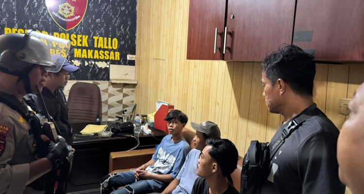 Polisi Amankan Kelompok Pemuda yang Resahkan Warga di Jalan Kandea Makassar