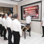 Direktorat Reserse Kriminal Umum (Ditreskrimum) Polda Sulawesi Selatan menggelar kegiatan Serah Terima Jabatan (Sertijab) sejumlah pejabat di lingkungan Ditreskrimum Polda Sulsel.