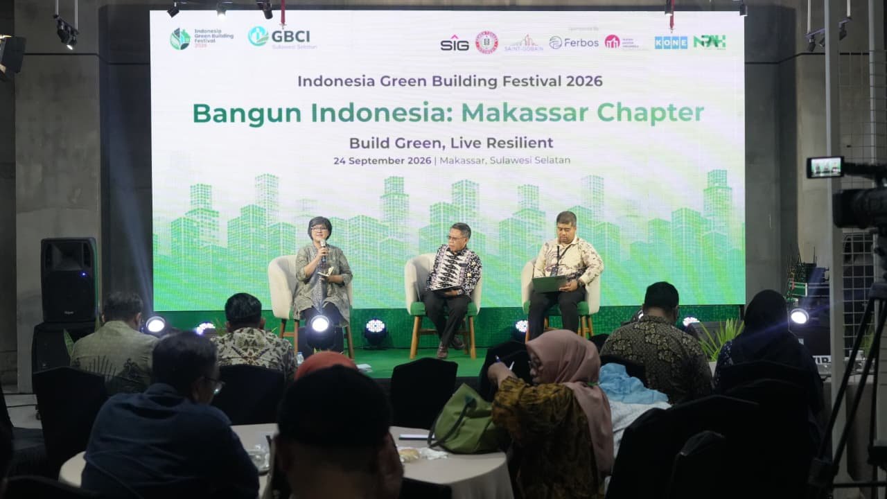 Indonesia Green Building Festival (IGBF) 2026 Makassar, Kamis (24/9/2026).