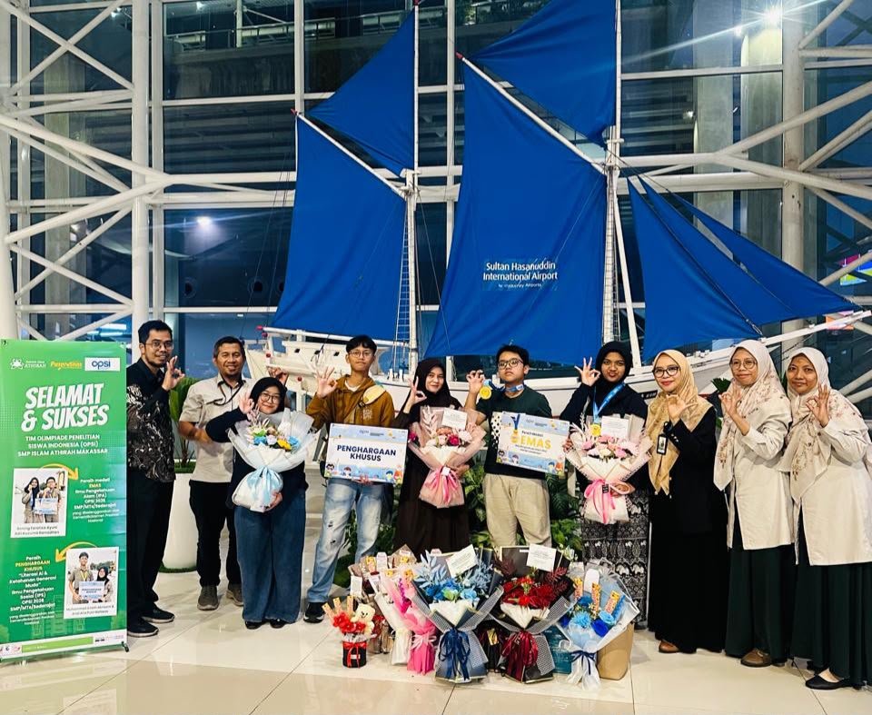 Riset Siswa SMP Islam Athirah Makassar Raih Emas di OPSI 2026