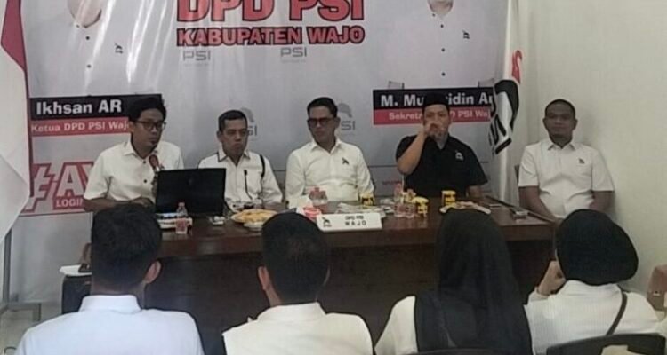 Ketua OKK DPW PSI Sulsel Kunjungi DPD PSI Wajo, Bahas Konsolidasi dan Persiapan Verifikasi