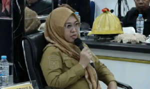 Bupati Gowa - Sitti Husnia Talenrang saat sidang Pansus Hak Angket DPRD Kabupaten Gowa. beberapa waktu lalu