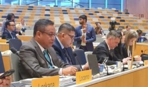 Wali Kota Makassar, Munafri Arifuddin alias Appi, membawa gagasan tentang masa depan ekonomi kreatif anak muda dalam United Nations Forum of Mayors 2026 di Jenewa, Swiss.