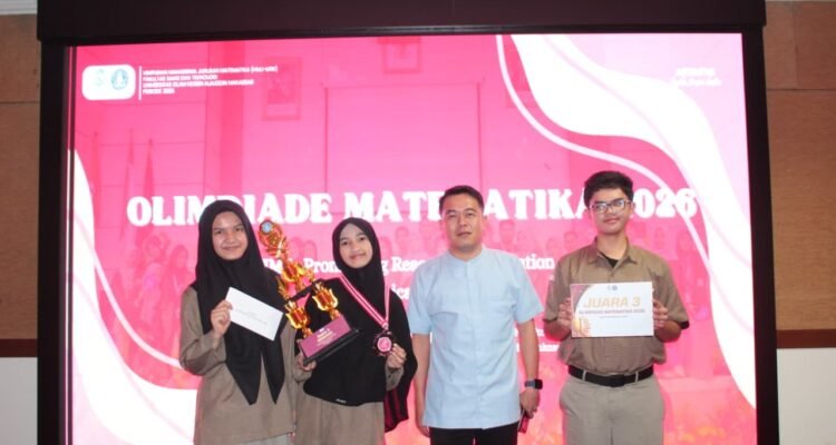 Olimpiade Matematika 2026 UIN Alauddin, SMA Islam Athirah Bone Raih Juara 3