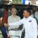Bupati Sidrap, Syaharuddin Alrif, saat menghadiri grand opening Coffee Four Way di Kelurahan Wala, Kecamatan Maritengngae, Senin (20/10/2026).
